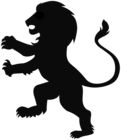 Lion Silhouette PNG Transparent Clipart