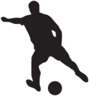 Soccer Player Silhouettes Clipart Image