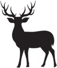 Stag Silhouette PNG Clipart