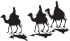 Three Kings Silhouette PNG Clip Art