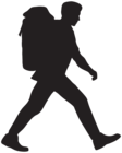 Tourist Silhouette PNG Clipart