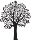 Tree Silhouette PNG Clip Art Image