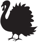 Turkey Silhouette PNG Clip Art Image