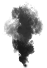 Black Fume PNG Clip Art Image