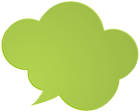 Bubble Speech Green Clip Art PNG Image