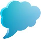 Cloud Bubble Speech PNG Image