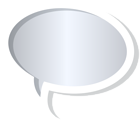 Speech Bubble Grey PNG Clip Art Image
