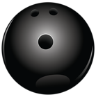 Black Bowling Ball PNG Vector Clipart