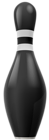 Black Bowling Pin PNG Clipart Picture