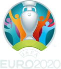 Euro 2020 Logo for Black Background Transparent Image