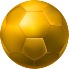 Gold Soccer Ball PNG Clipart