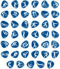 Olympic Games Rio 2016 Official PNG Transparent Pictograms