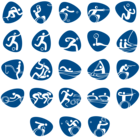 Paralympic Games Rio 2016 Official PNG Transparent Pictograms
