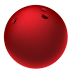 Red Bowling Ball PNG Clipart Picture