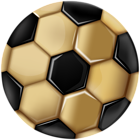 Soccer Ball Gold Transparent Image