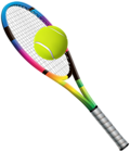 Tennis Racket and Ball Transparent PNG Clip Art Image