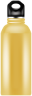 Yellow Metal Steel Sport Bottle PNG Clipart