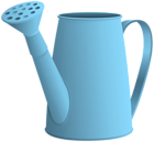 Blue Watering Can PNG Transparent Clipart