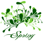 Green Spring Decor PNG Clipart