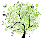 Green Spring Tree PNG Clipart Picture