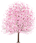 Pink Spring Deco Tree PNG Clipart