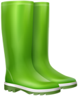 Rubber Boots Green Transparent PNG Clipart