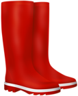 Rubber Boots Red Transparent PNG Clipart