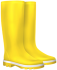 Rubber Boots Yellow Transparent PNG Clipart