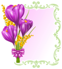 Spring Decorative Blank PNG Clipart