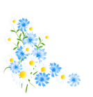 Spring Flowers Decortive Element PNG Clipart