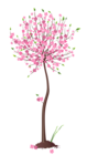Spring Pink Tree PNG Clipart
