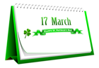 17 March St Patricks Day PNG Clipart