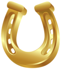Gold Horseshoe PNG Clip Art