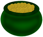 Green Pot of Gold PNG Picture