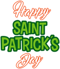Happy Saint Patrick's Day PNG Clip Art
