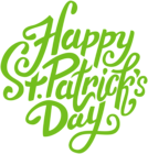 Happy St Patrick's Day PNG Clip Art Image