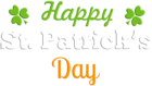 Happy St Patrick-s Day Text PNG Clip Art