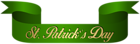 St Patrick's Day Banner Clip Art Image