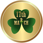 St Patrick's Day Gold Coin PNG Clip Art