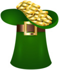 St Patrick's Day Hat with Coins Transparent Image