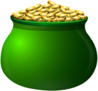 St Patrick's Day Pot of Gold Clip Art Image