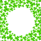 St Patrick's Day Shamrocks Decoration PNG Clip Art Image