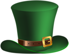 St Patrick Day Green Leprechaun Hat PNG Clip Art