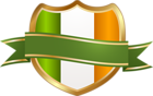 St Patricks Day Irish Badge PNG Clip Art Image