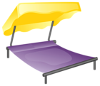 Beach Bed PNG Vector Clipart