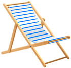 Beach Chair Transparent PNG Clip Art