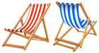 Beach Chairs PNG Clip Art Image