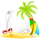 Beach Deco Picture PNG Clipart