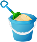 Beach Sand Pail with Shovel PNG Clipart