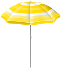 Beach Umbrella Yellow PNG Clipart